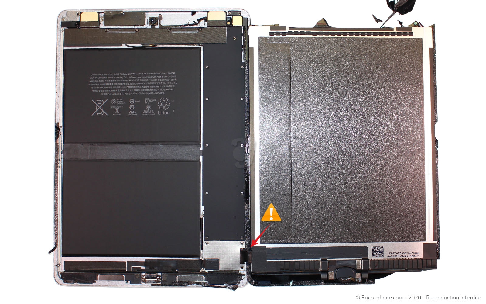 Changement de batterie sur iPad Pro 9-7 photo 3