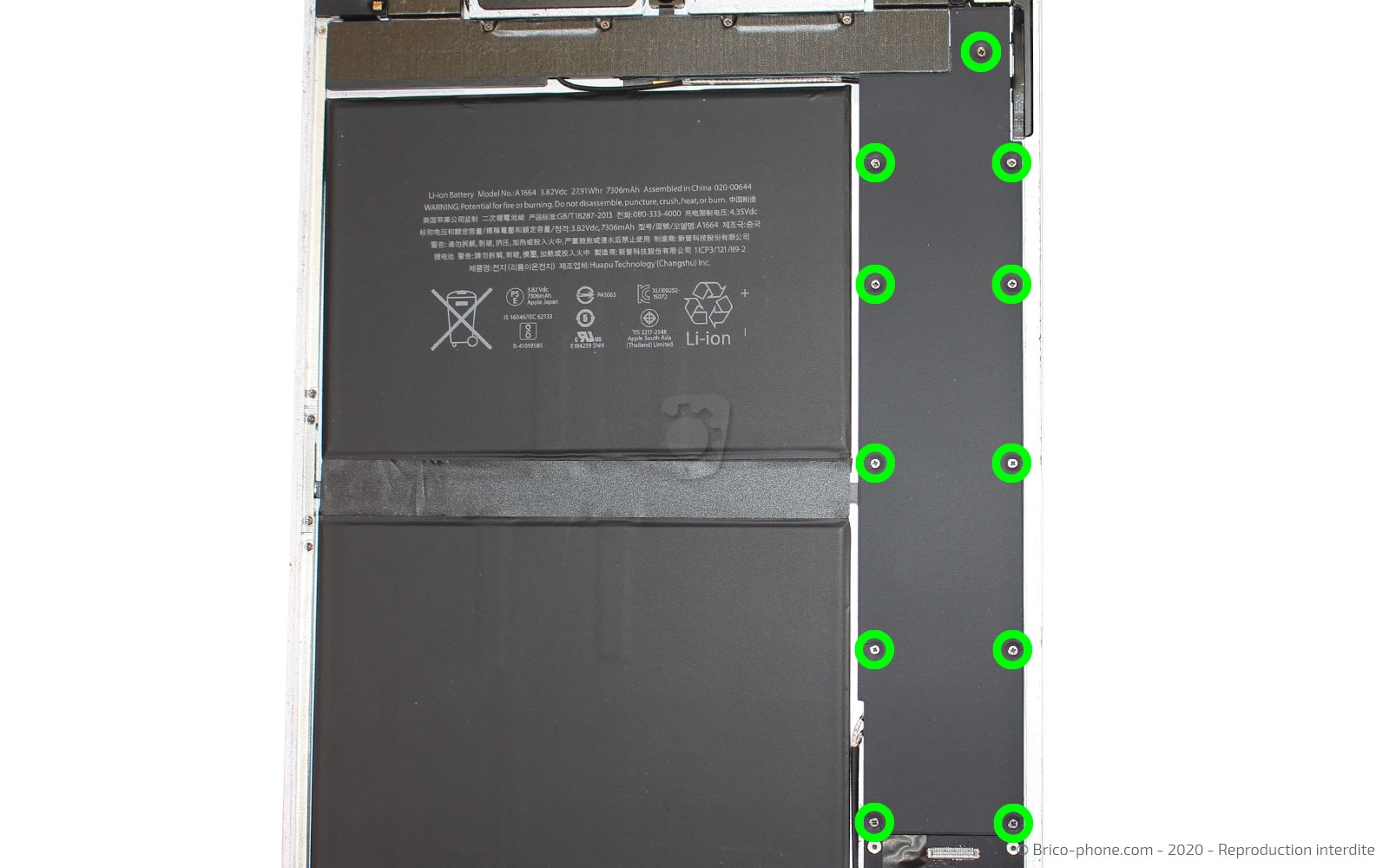 Changement de batterie sur iPad Pro 9-7 photo 1