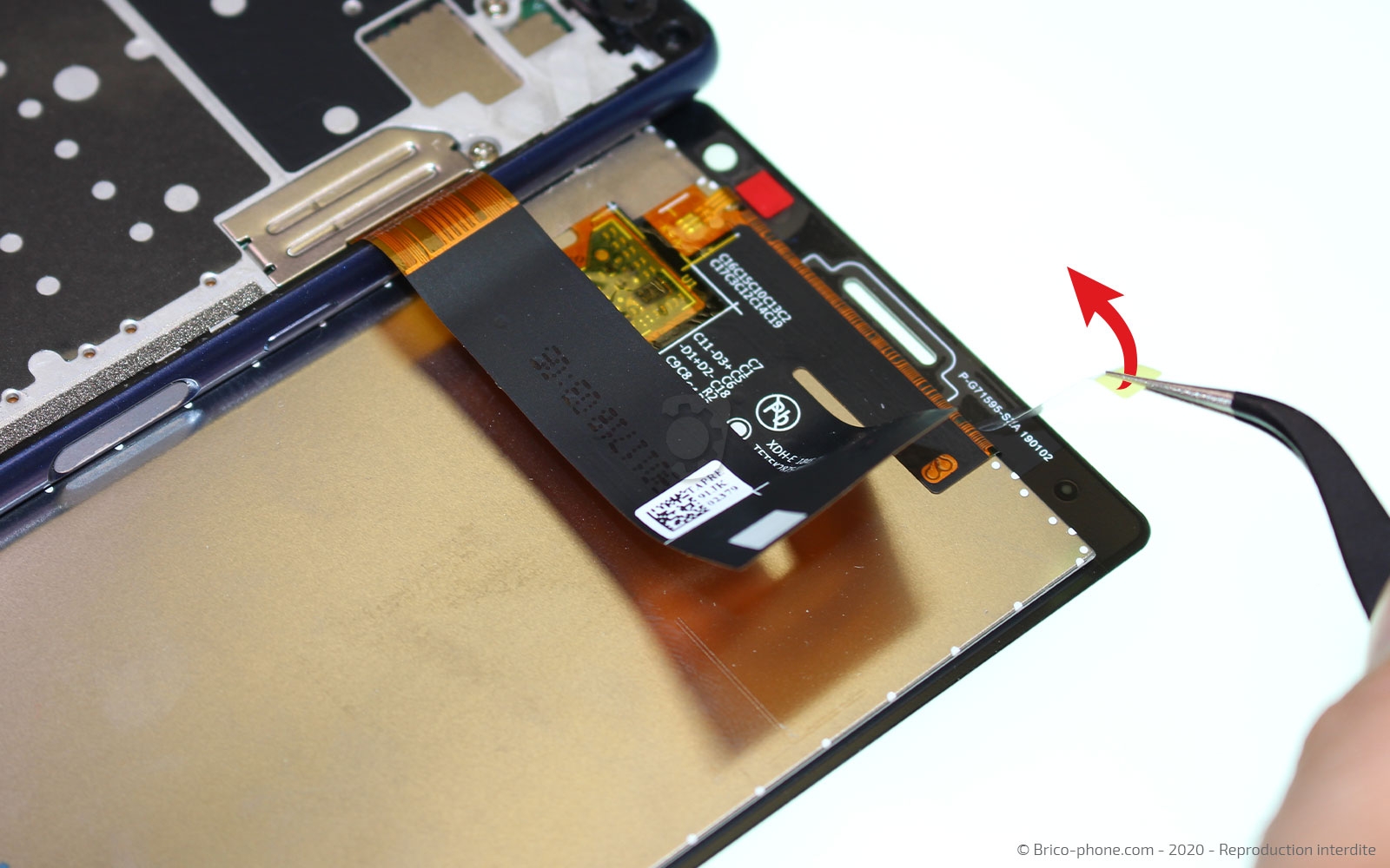 Changement de l'écran (Vitre+LCD) sur Xperia 10 photo 1