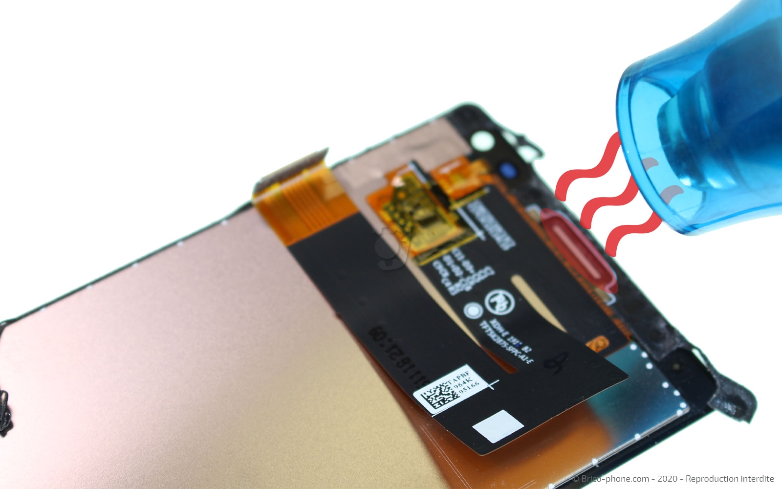 Changement de l'écran (Vitre+LCD) sur Xperia 10 photo 1