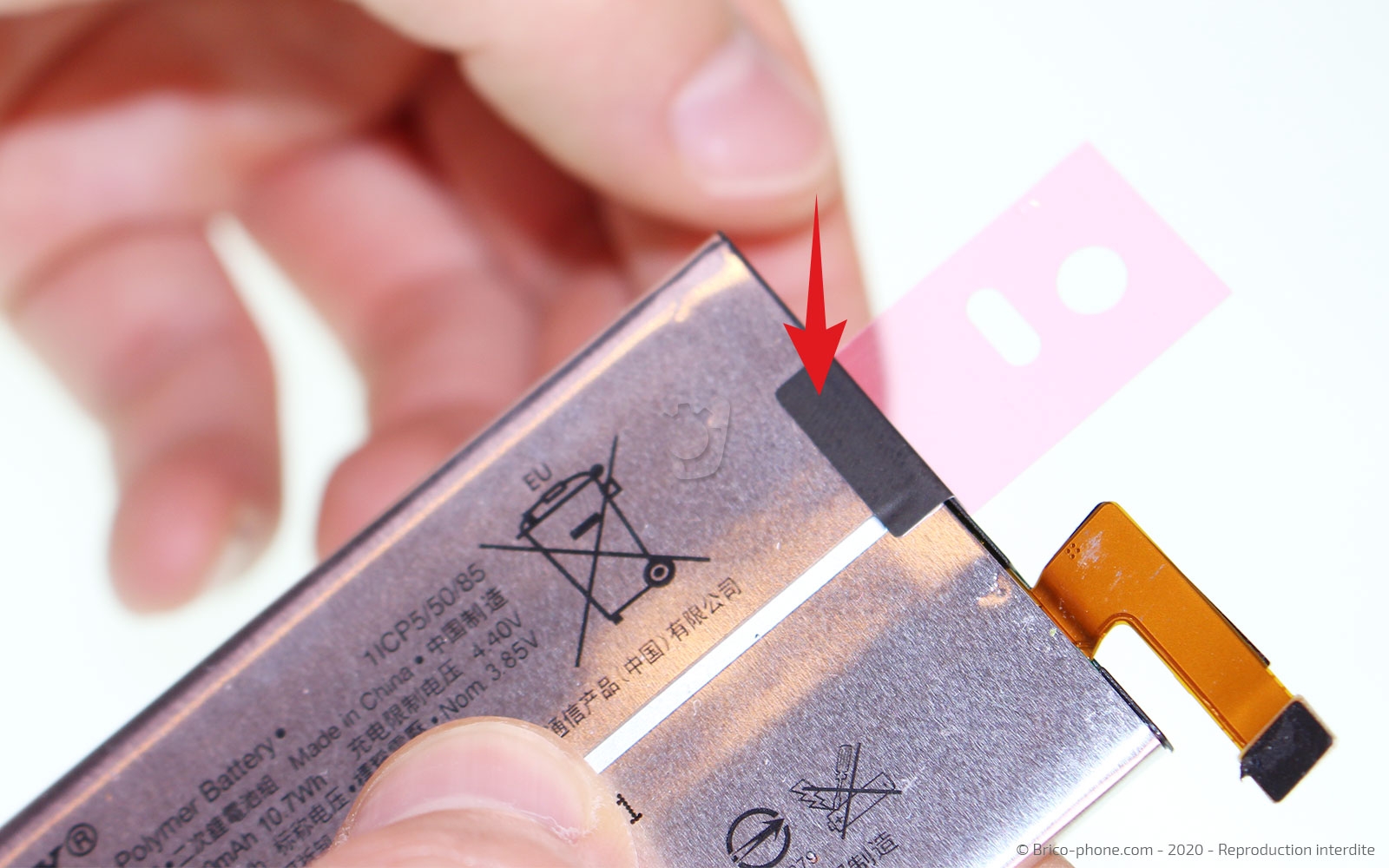 Changement de batterie sur Xperia 10 photo 3