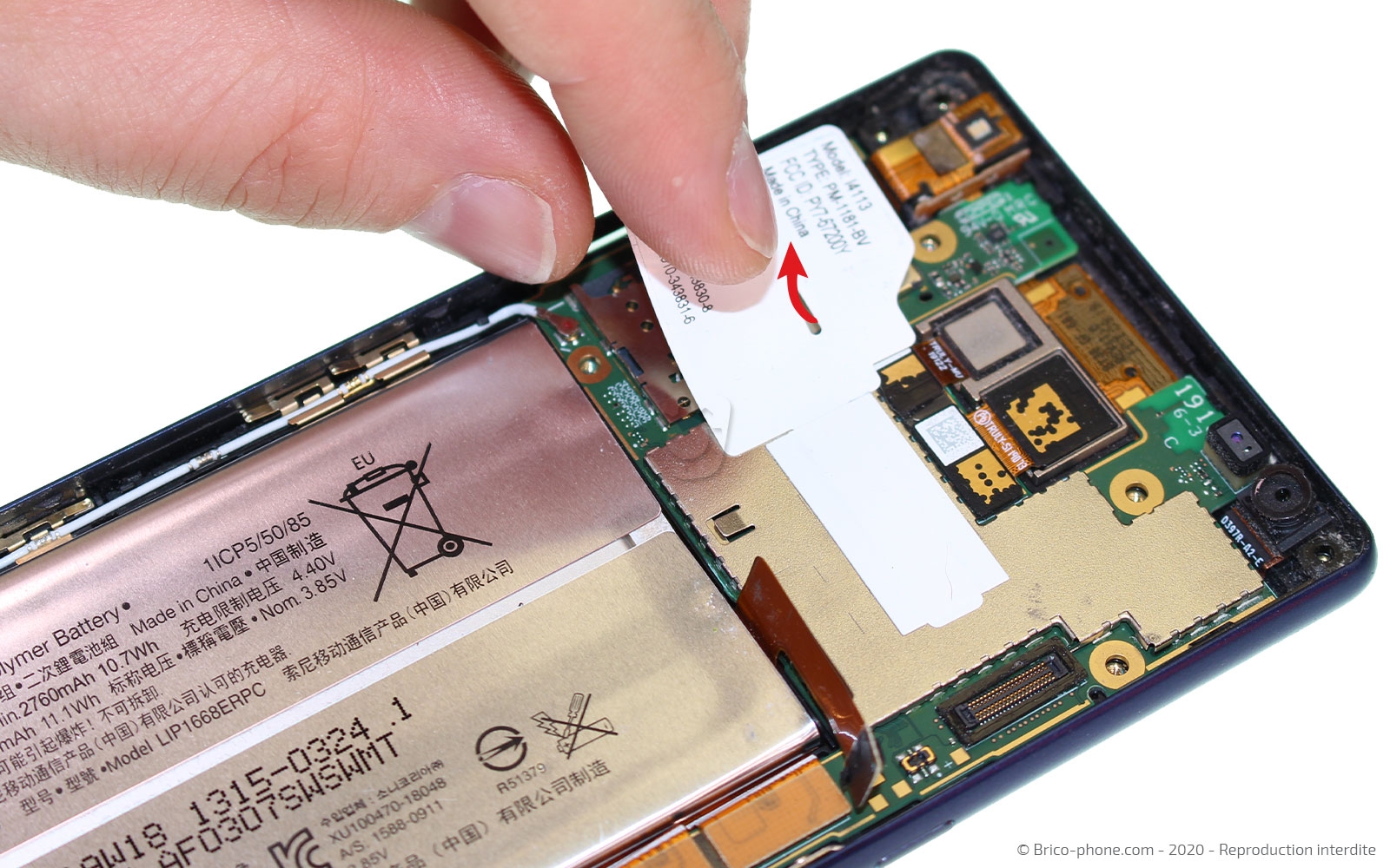 Changement de batterie sur Xperia 10 photo 1
