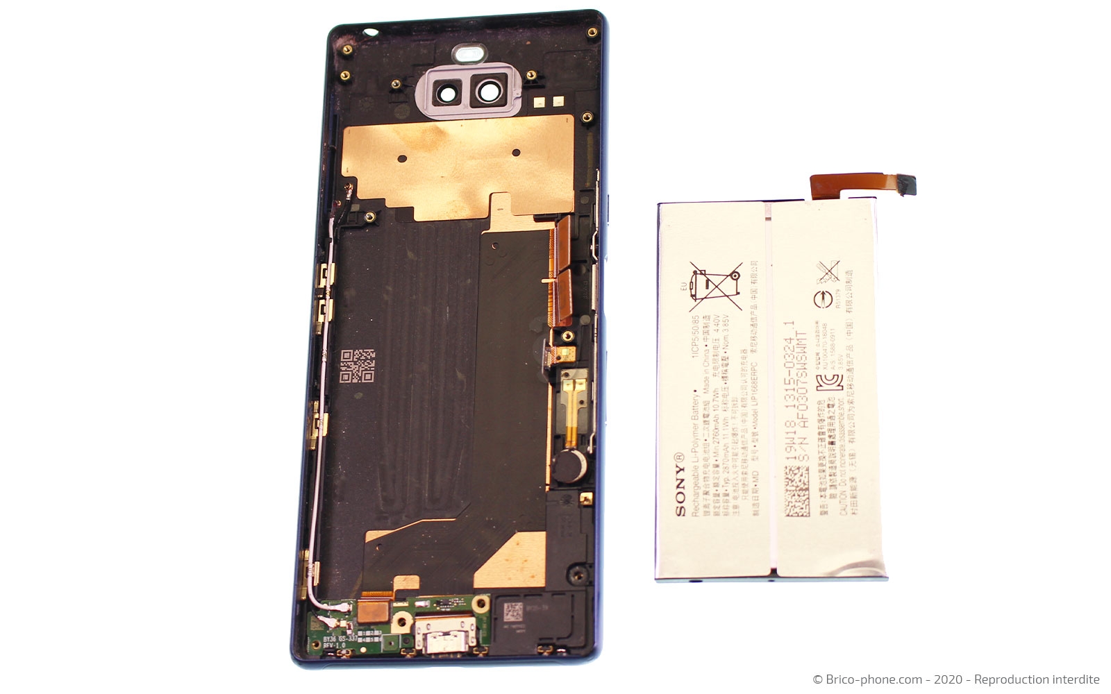 Changement de la coque arrière sur Xperia 10 photo 3