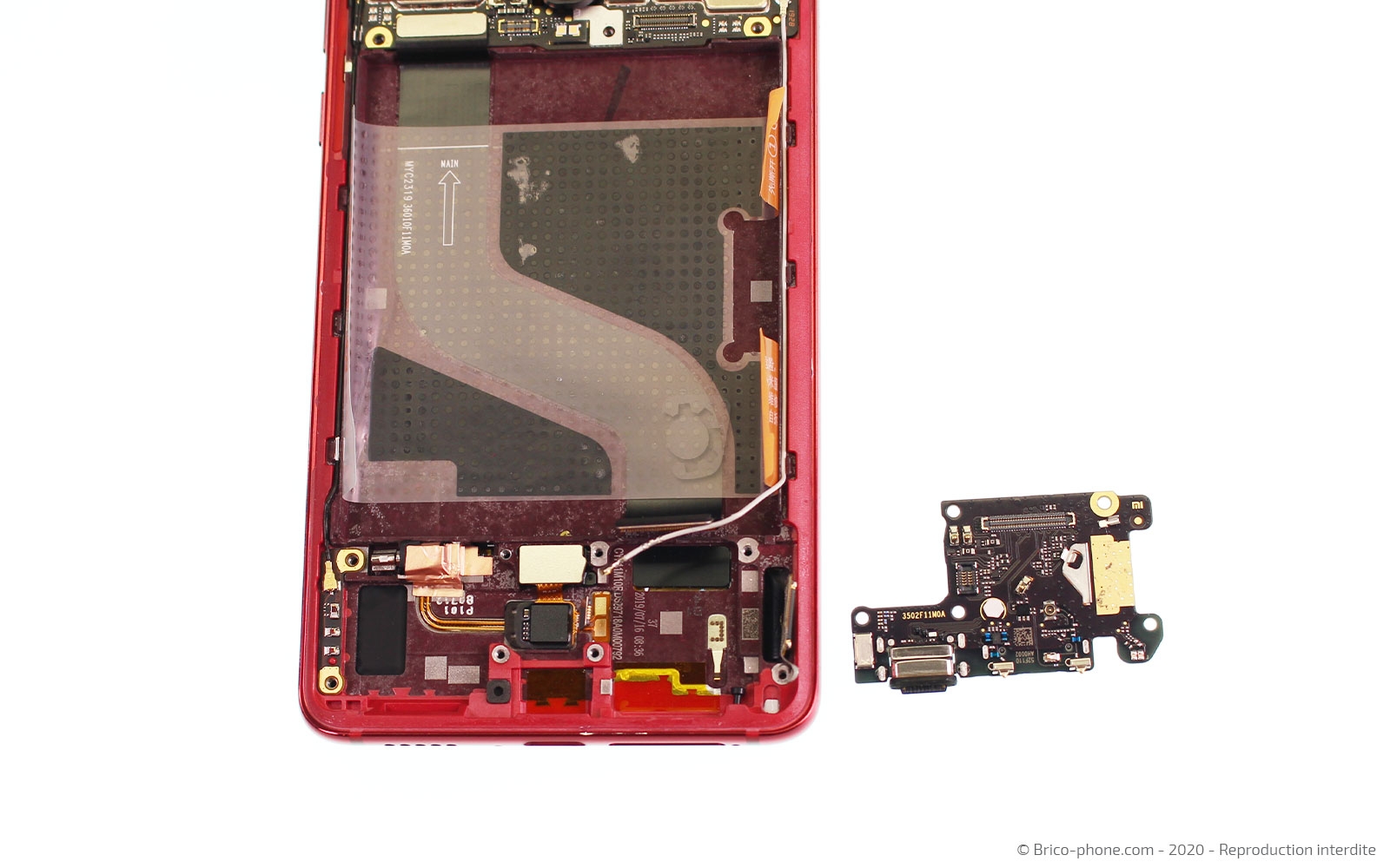 Changement du bloc écran sur châssis sur Mi 9T - Mi 9T Pro photo 2