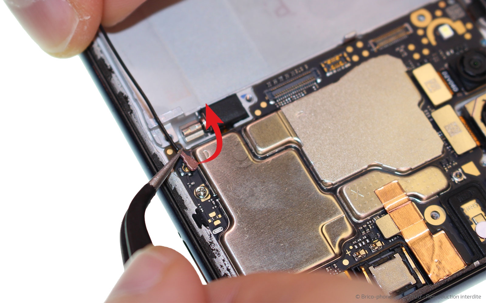 Changement du bloc écran avec châssis sur Mi A3 photo 1