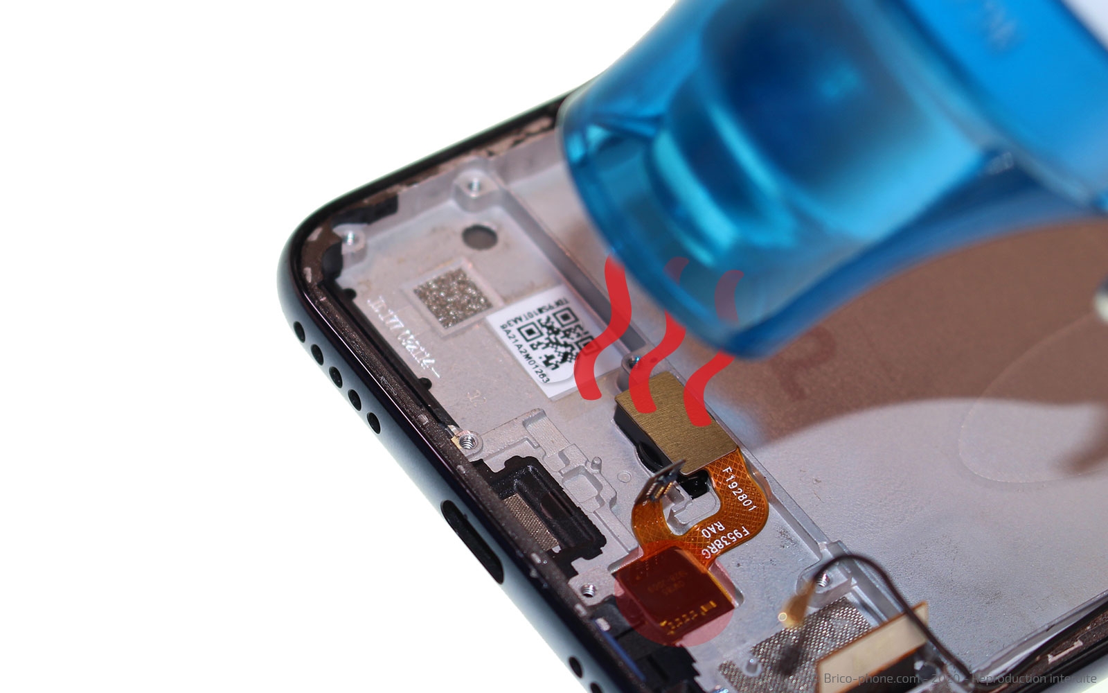 Changement du bloc écran avec châssis sur Mi A3 photo 1