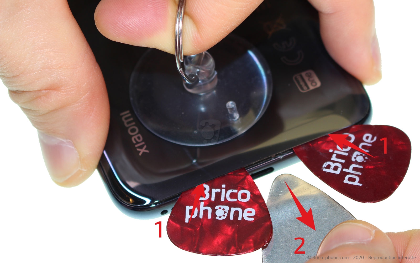 Changement du bloc écran avec châssis sur Mi A3 photo 2