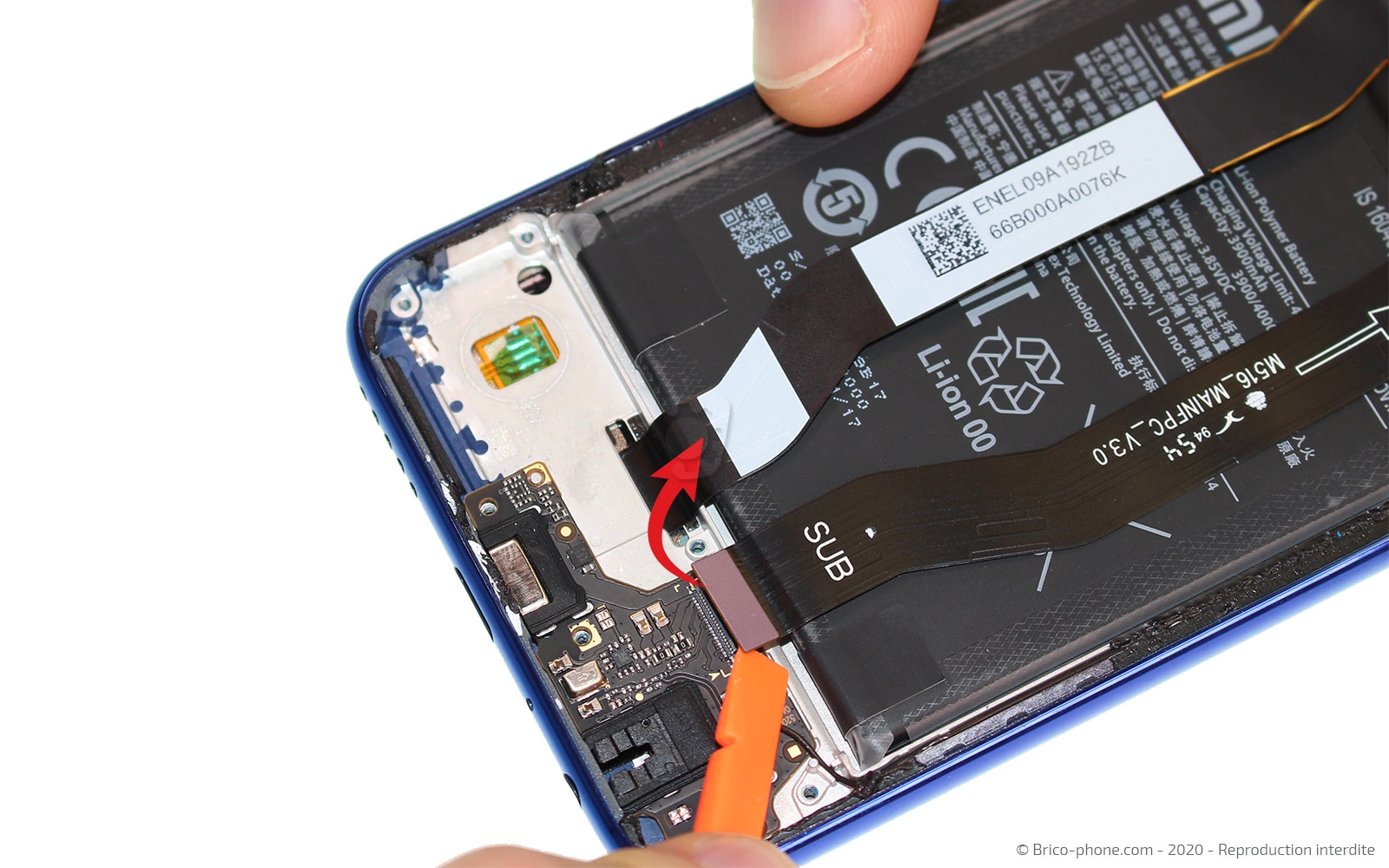 Démontage complet sur Redmi Note 8T photo 3