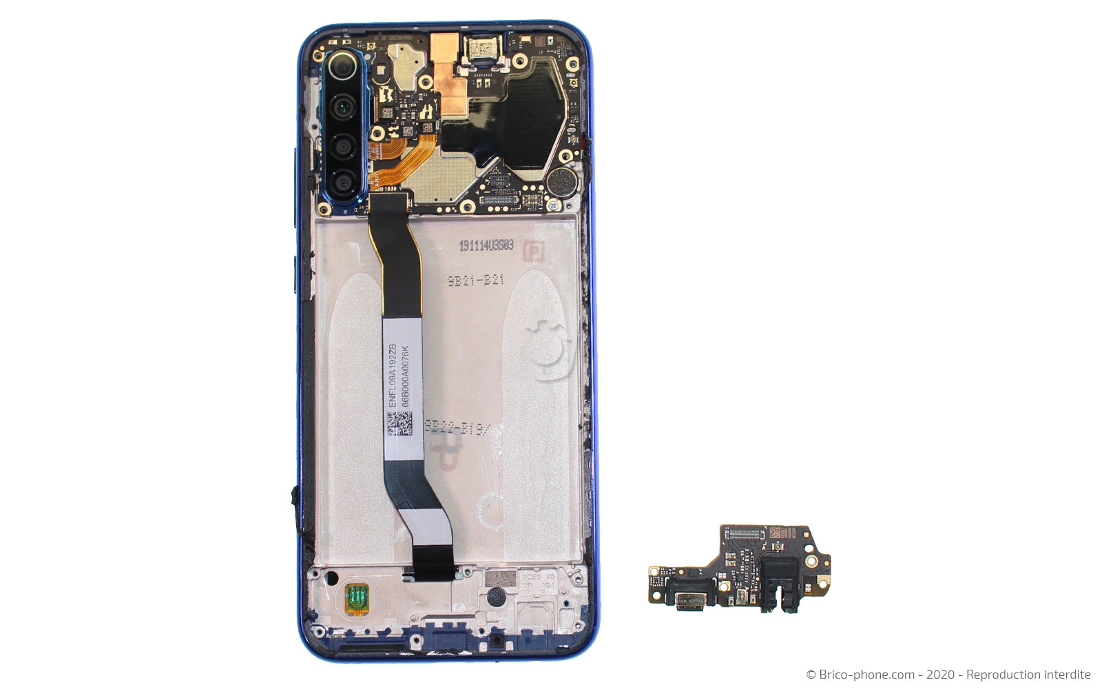Démontage complet sur Redmi Note 8T photo 4