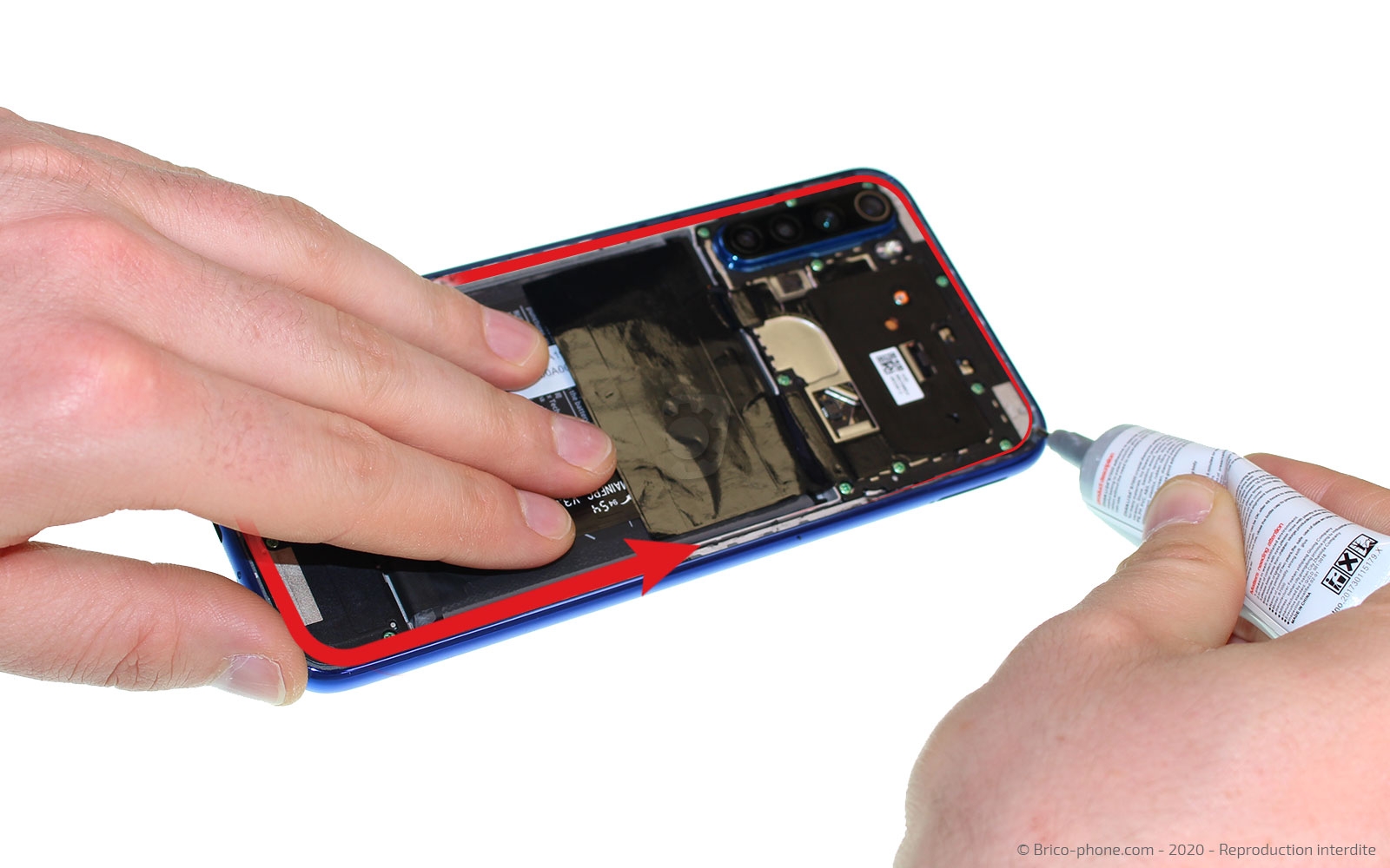 Changement de batterie sur Redmi Note 8T photo 3