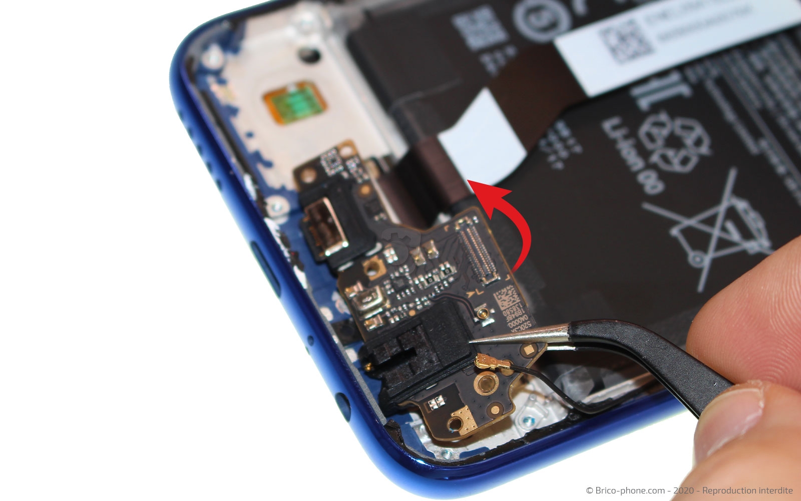 Changement du connecteur de charge sur Redmi Note 8T photo 2