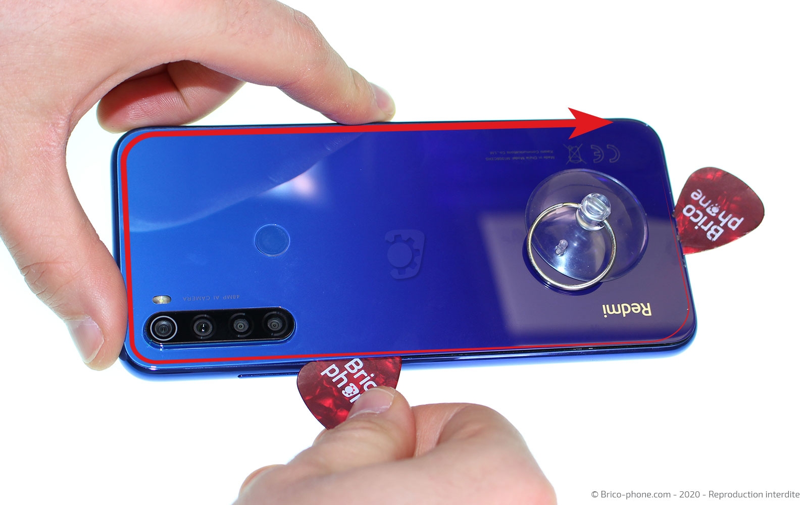 Changement du connecteur de charge sur Redmi Note 8T photo 3