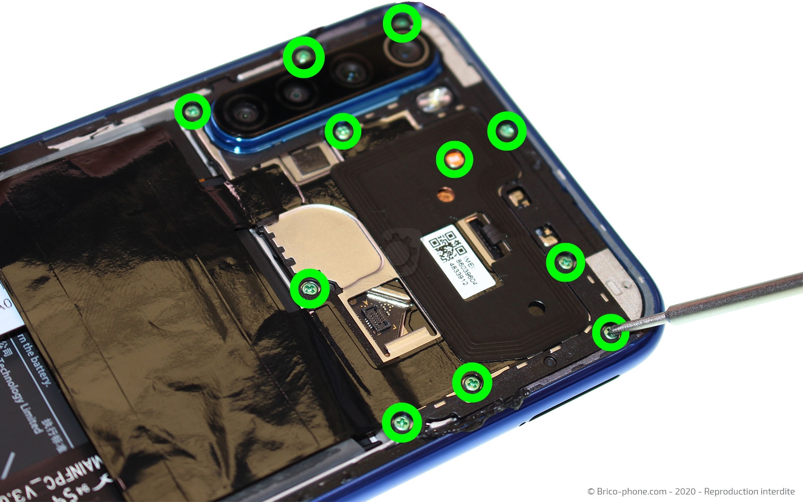 Changement du connecteur de charge sur Redmi Note 8T photo 1