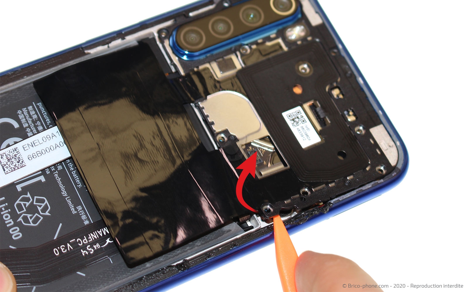 Changement du connecteur de charge sur Redmi Note 8T photo 2