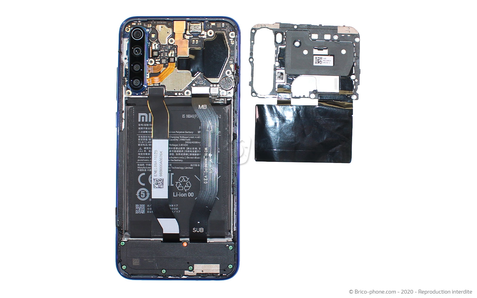 Changement du connecteur de charge sur Redmi Note 8T photo 4