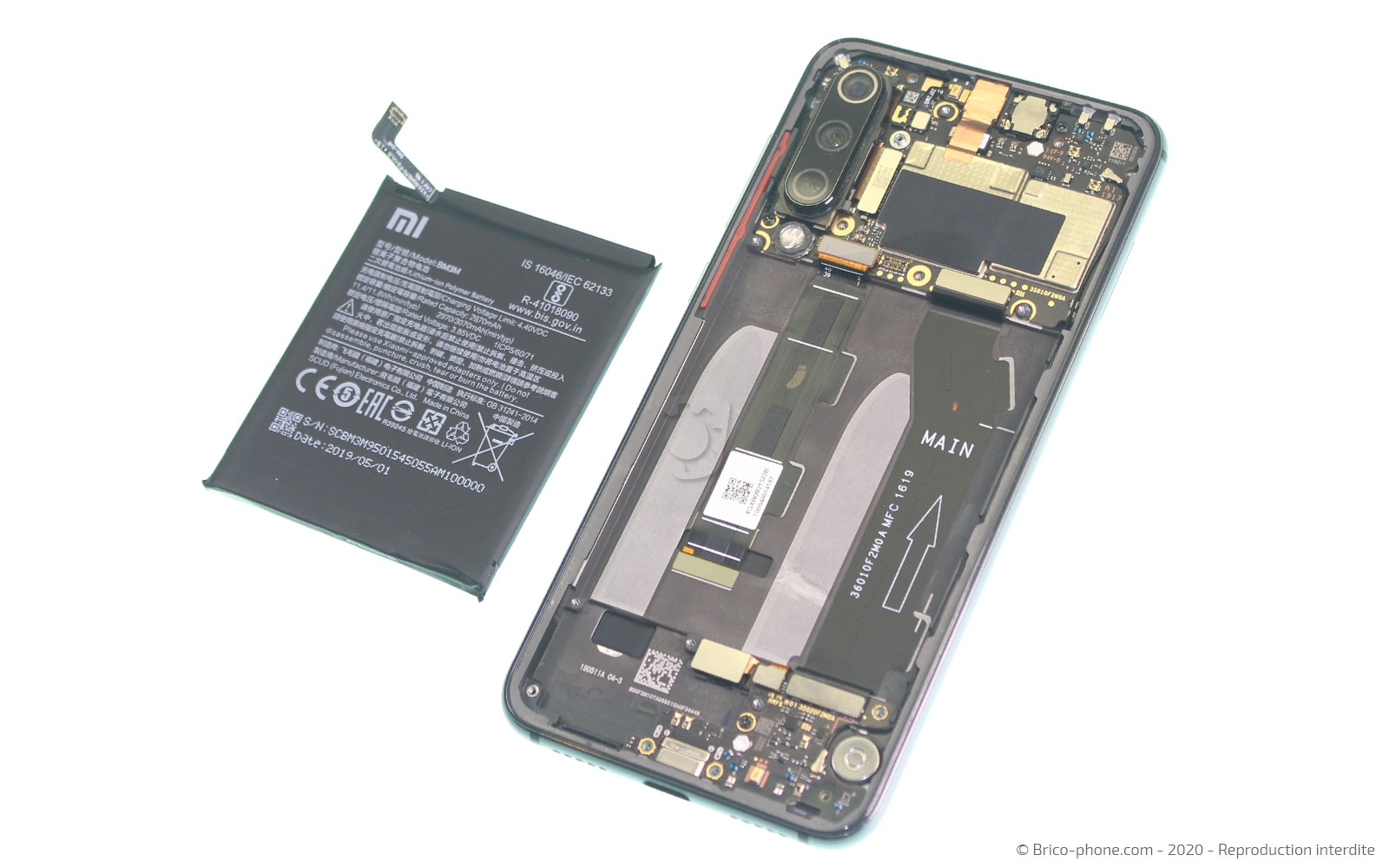 Démontage complet sur Mi 9 SE photo 4