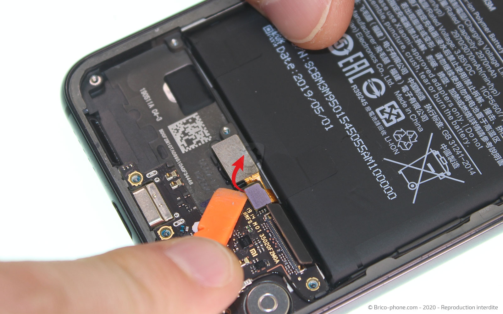 Changement du connecteur de charge  sur Mi 9 SE photo 2