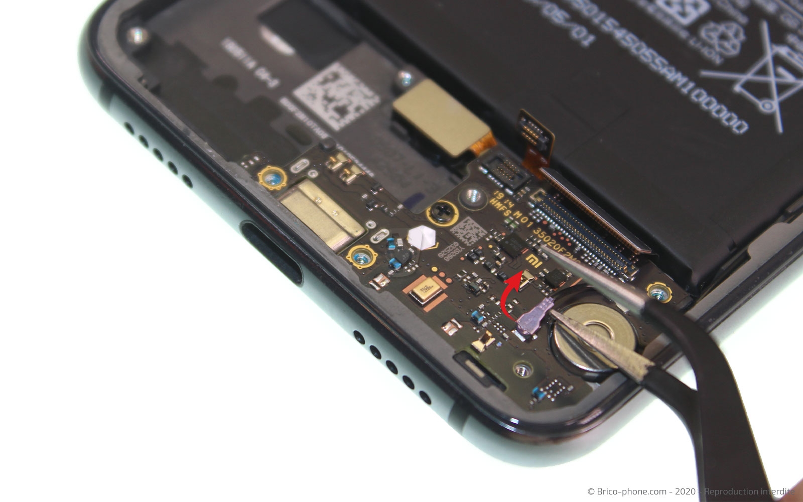 Changement du connecteur de charge  sur Mi 9 SE photo 3