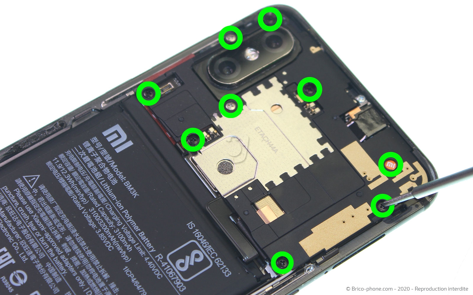 Démontage complet sur Mi Mix 3 photo 1