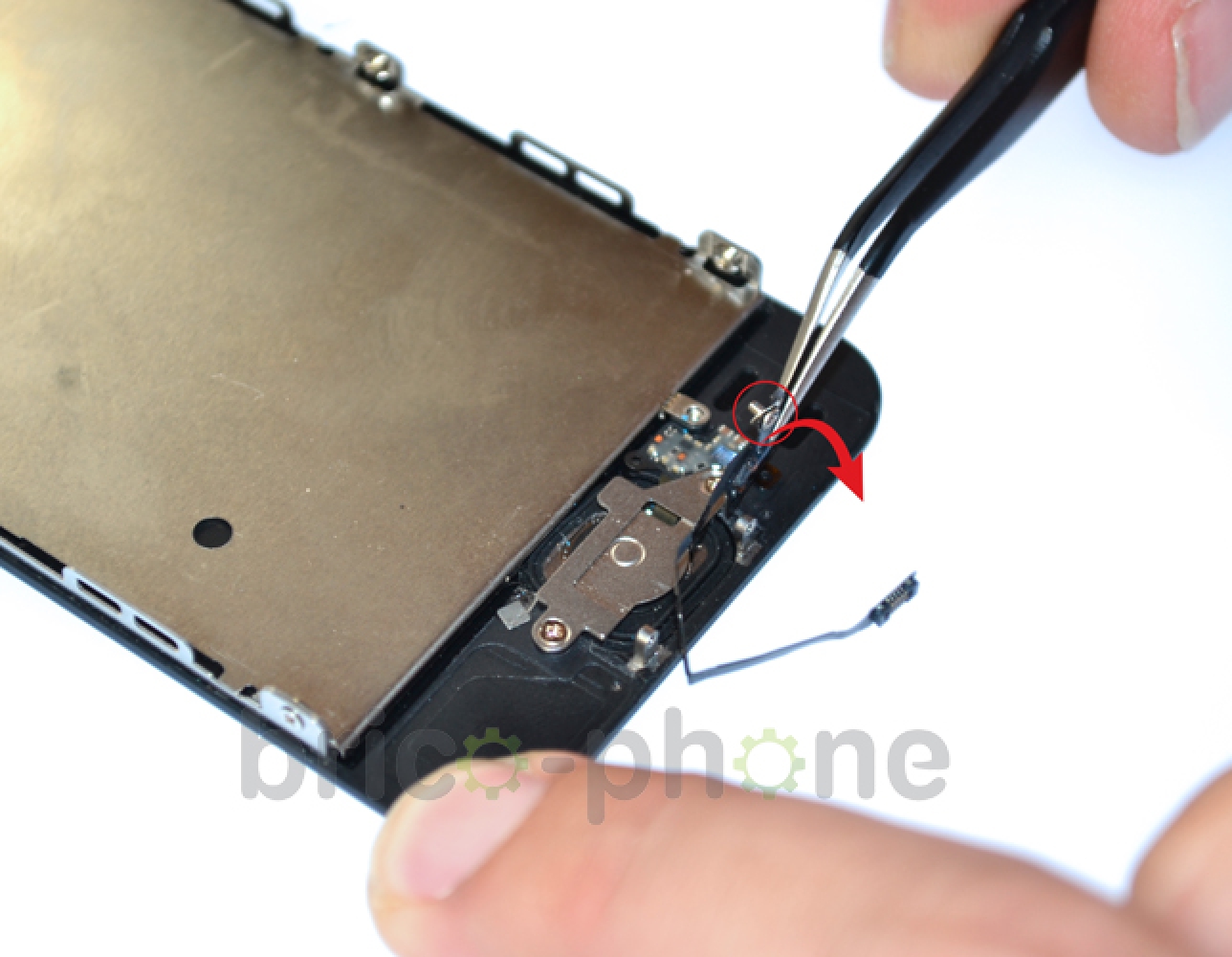 Changement de nappe bouton Home sur iPhone 5S photo 2