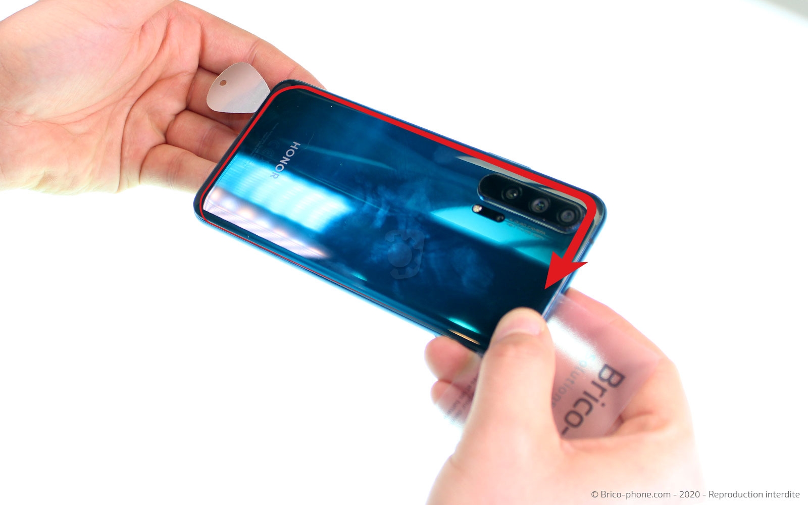 Changement d'écran (vitre + LCD) sur Honor 20 Pro photo 3