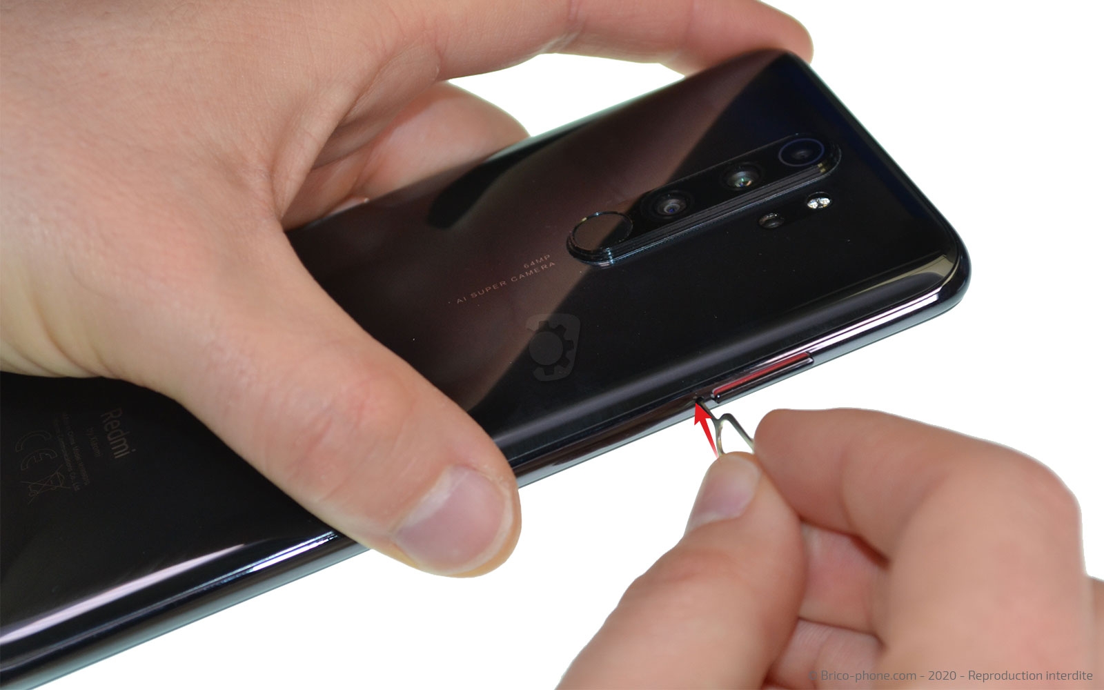 Changement de la vitre arrière sur Redmi Note 8 Pro photo 2