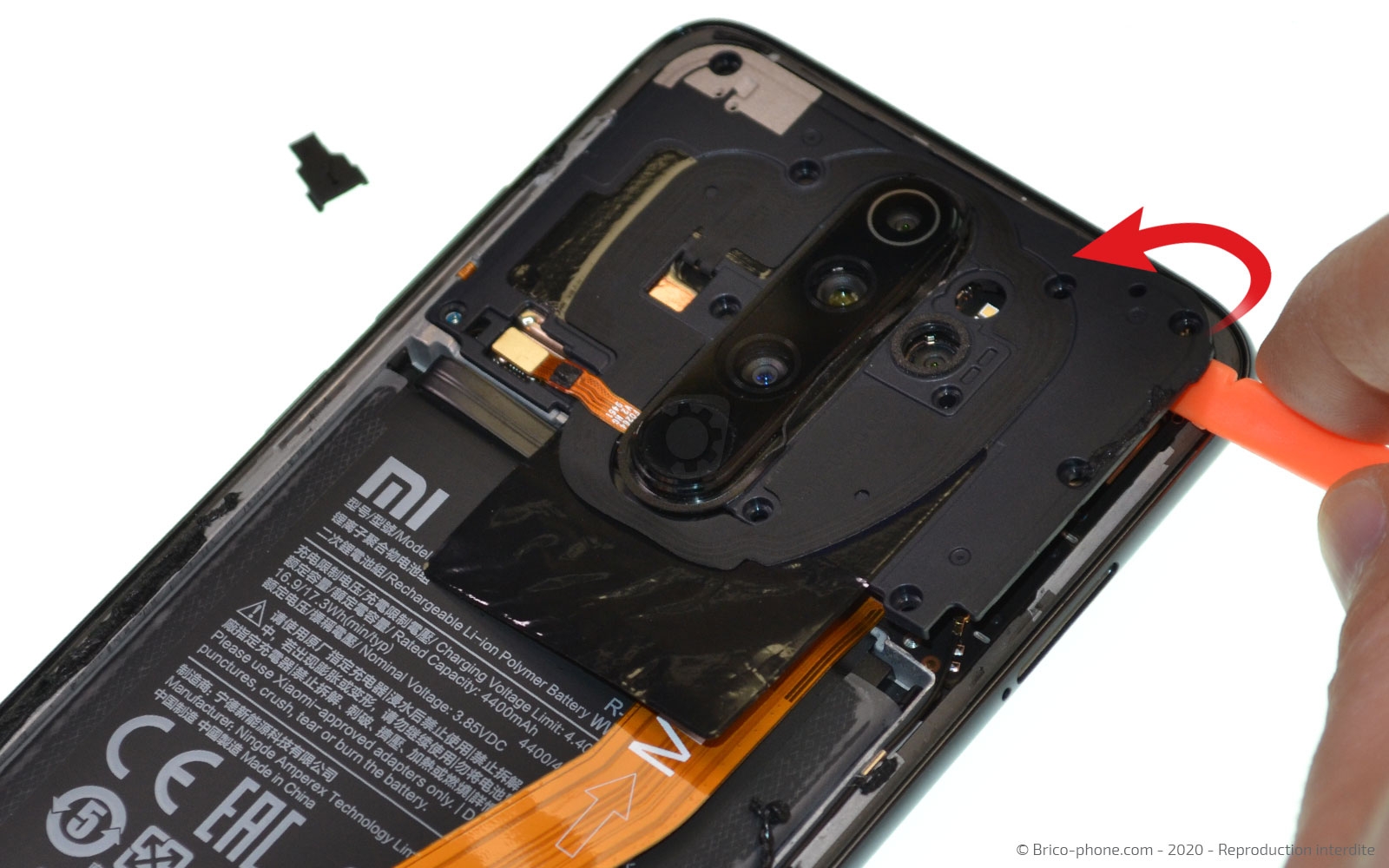 Changement du connecteur de charge sur Redmi Note 8 Pro photo 1