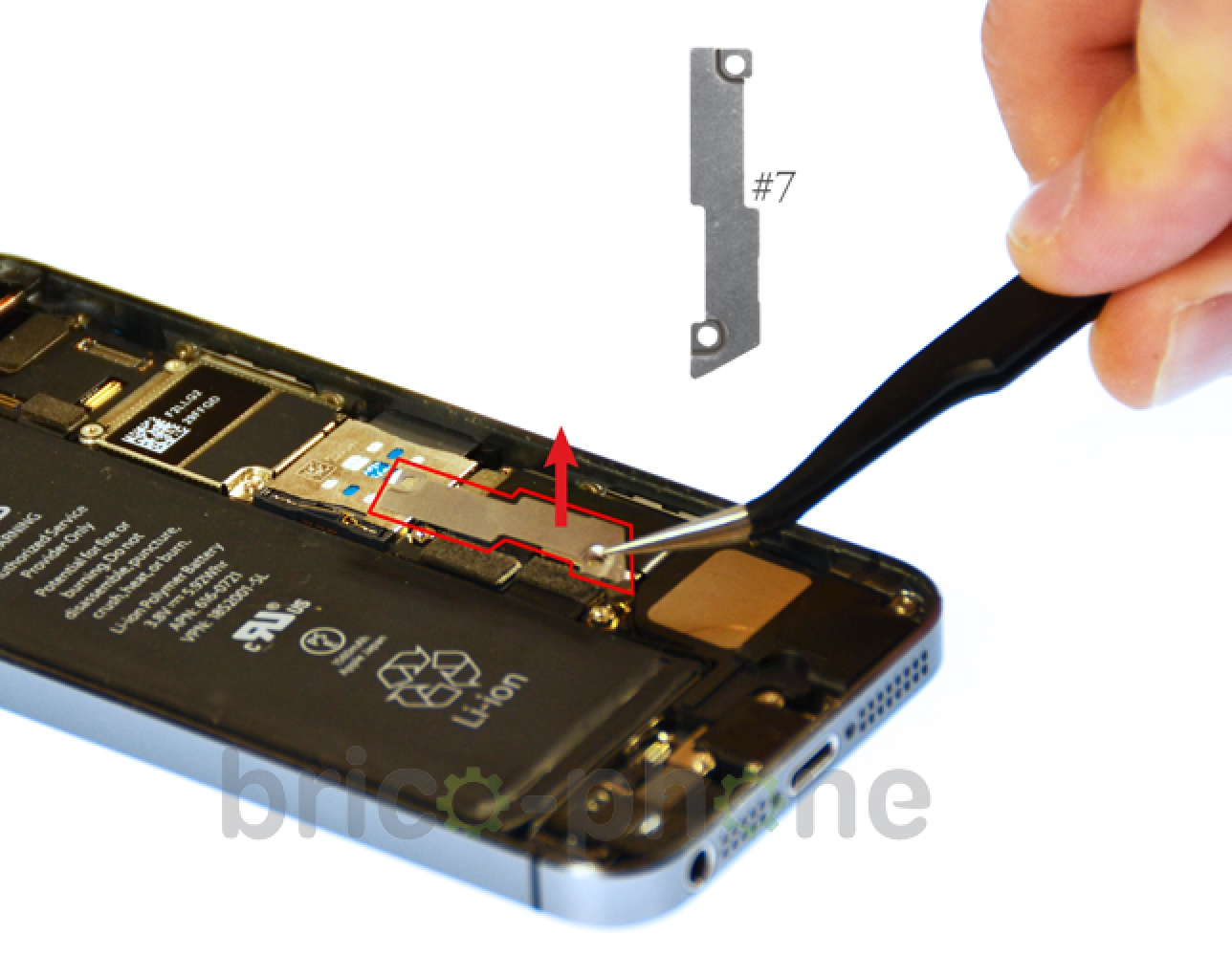 Changement de nappe bouton Power sur iPhone 5S photo 2