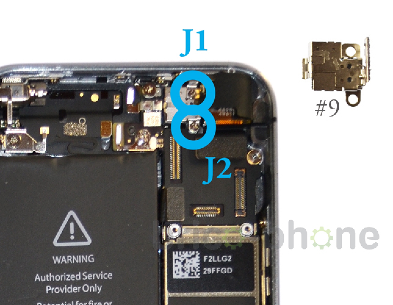 Changement de nappe bouton Power sur iPhone 5S photo 2