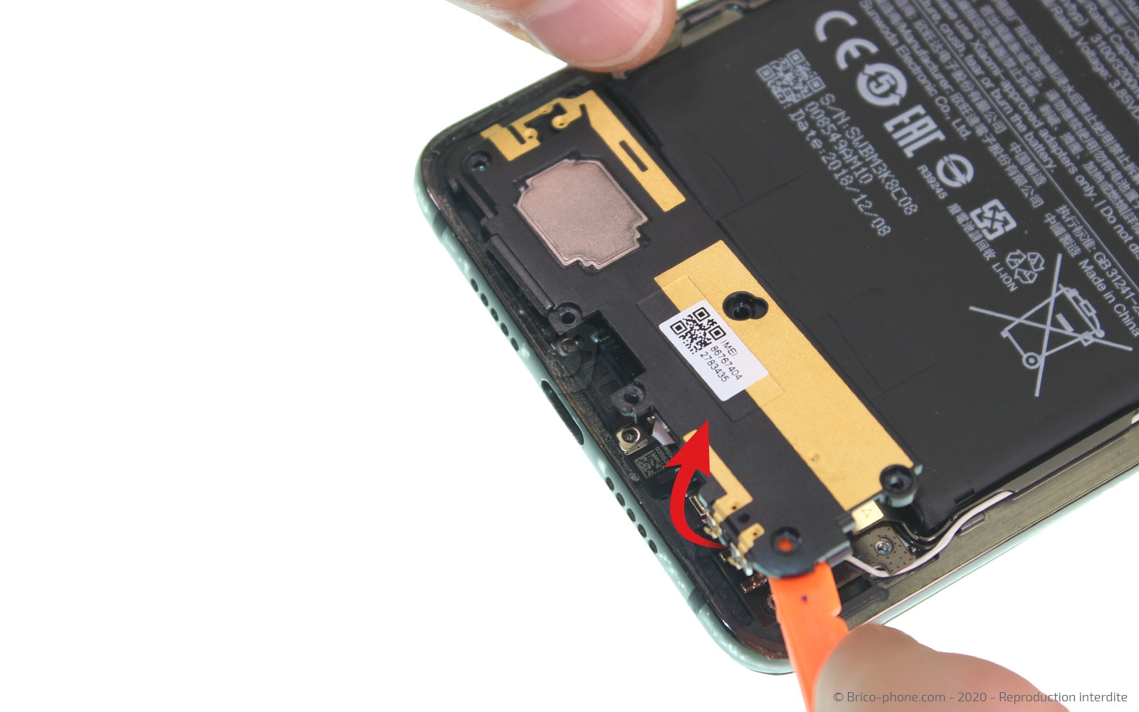 Changement de batterie sur Mi Mix 3 photo 2