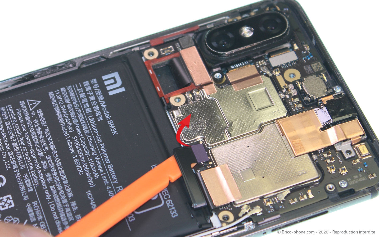 Changement du bloc écran sur Mi Mix 3 photo 3