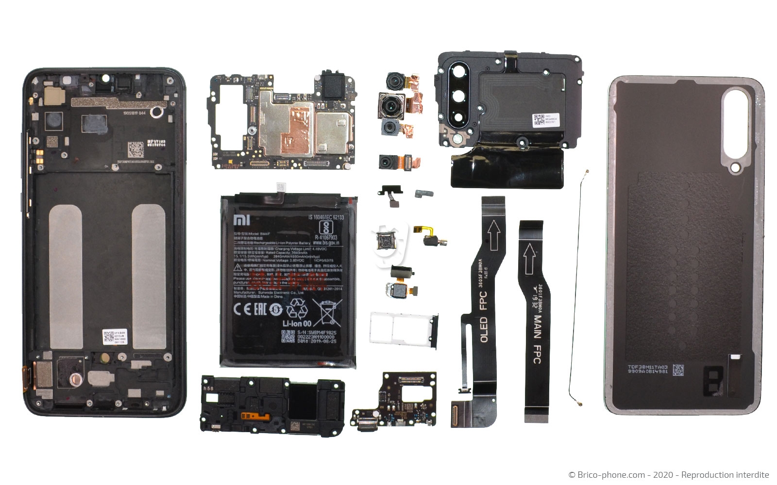 Démontage complet sur Mi 9 Lite photo 1