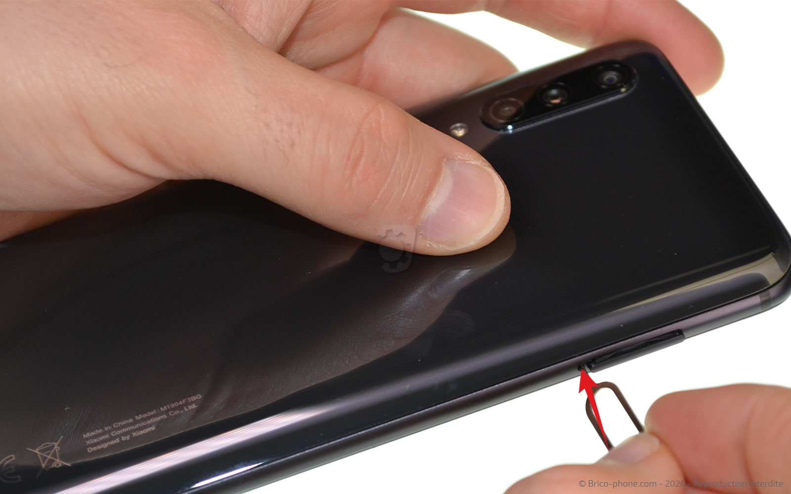 Changement de la vitre arrière sur Mi 9 Lite photo 2
