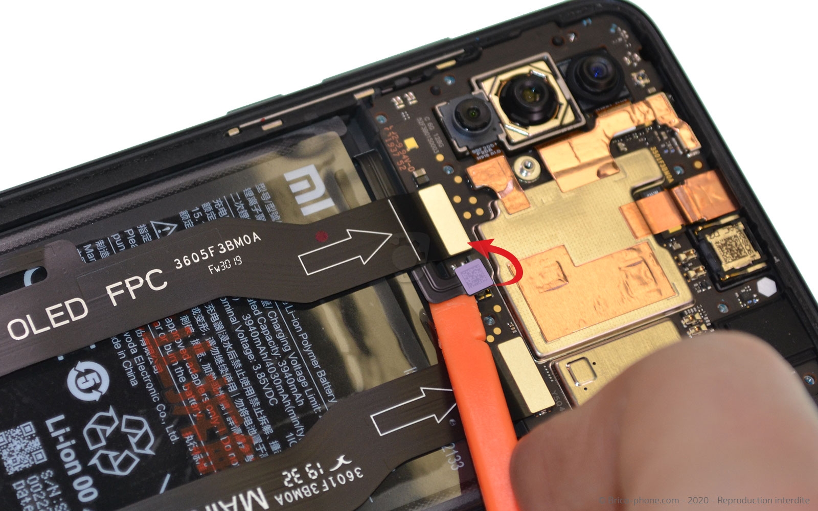 Changement du connecteur de charge  sur Mi 9 Lite photo 1