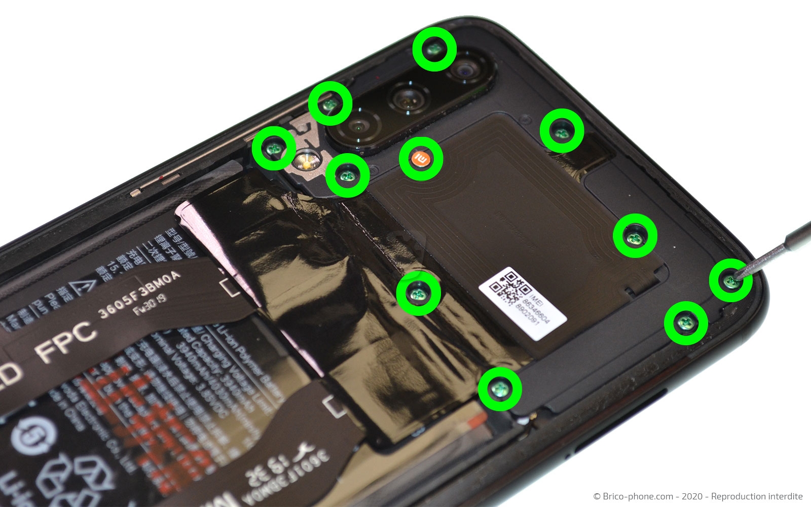 Changement du connecteur de charge  sur Mi 9 Lite photo 1