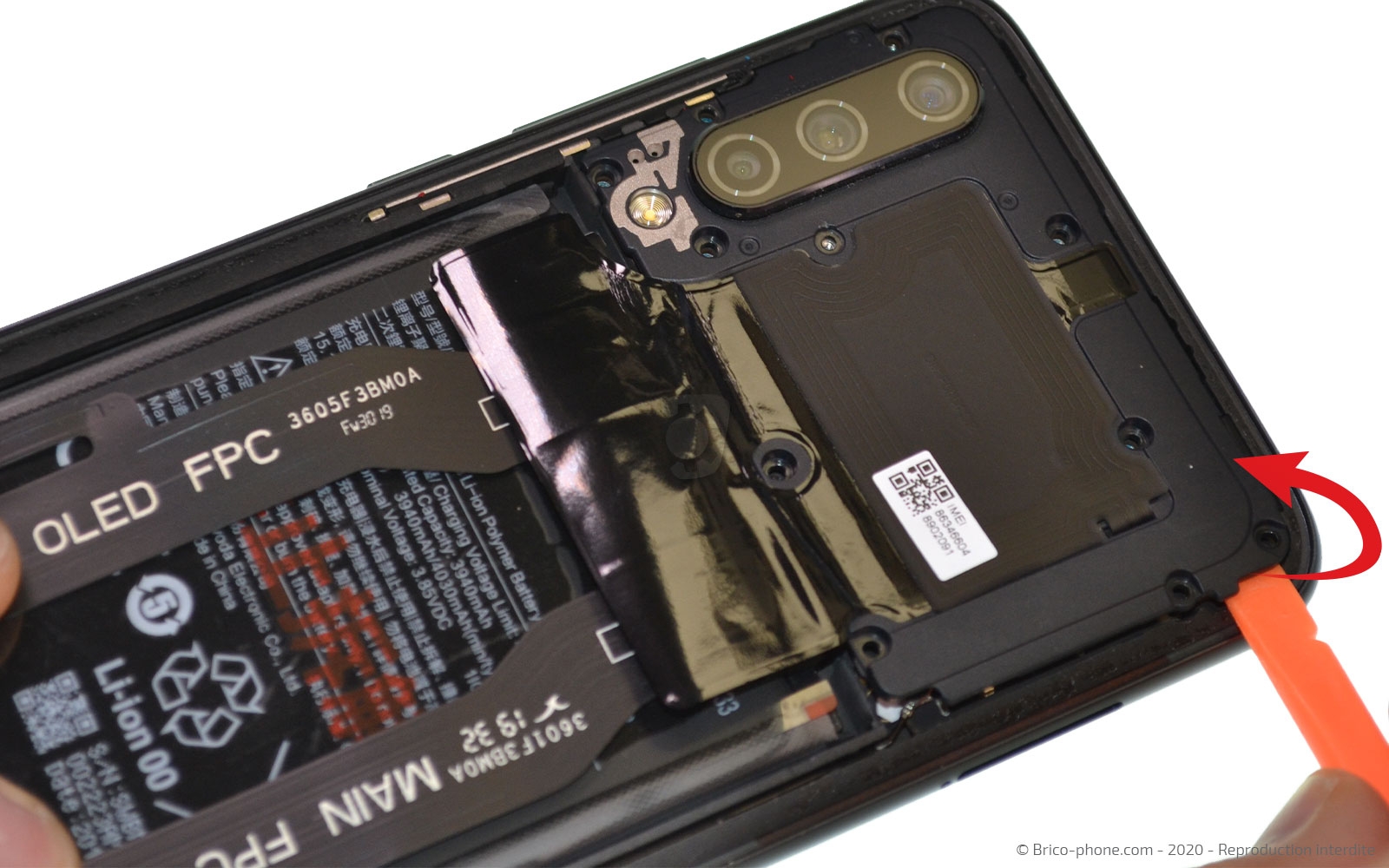 Changement du connecteur de charge  sur Mi 9 Lite photo 3