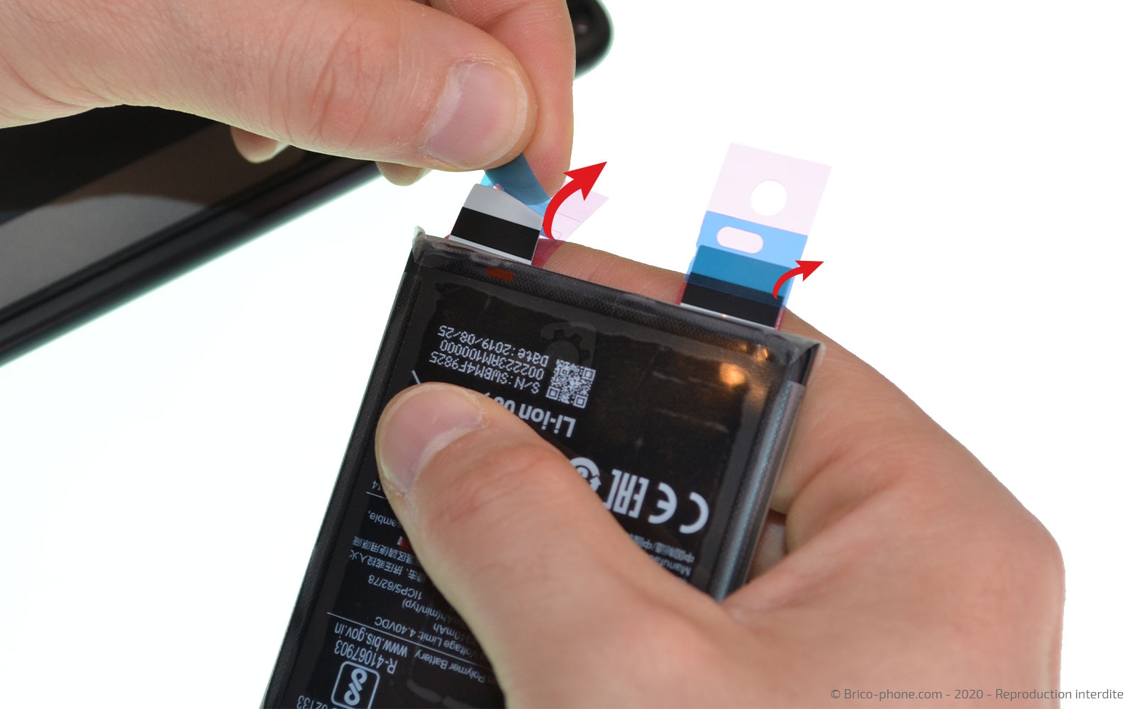 Changement de la batterie sur Mi 9 Lite photo 3