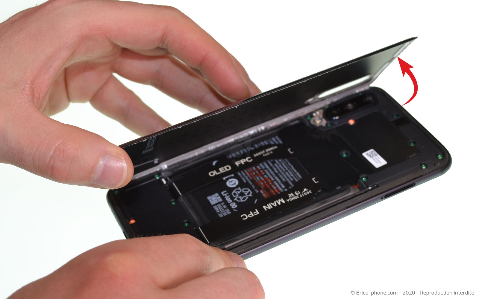 Changement de la batterie sur Mi 9 Lite photo 3