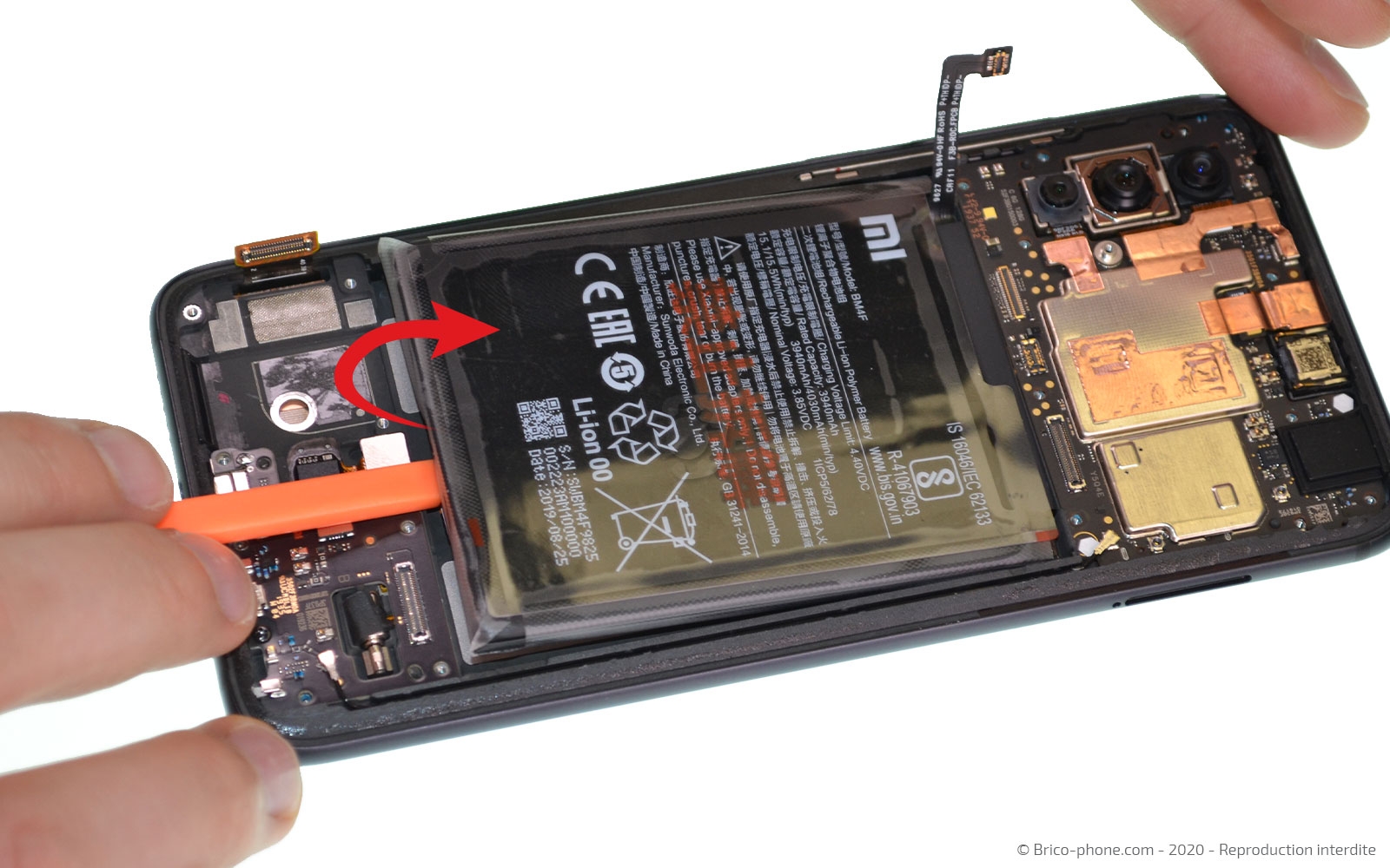 Changement de la batterie sur Mi 9 Lite photo 1