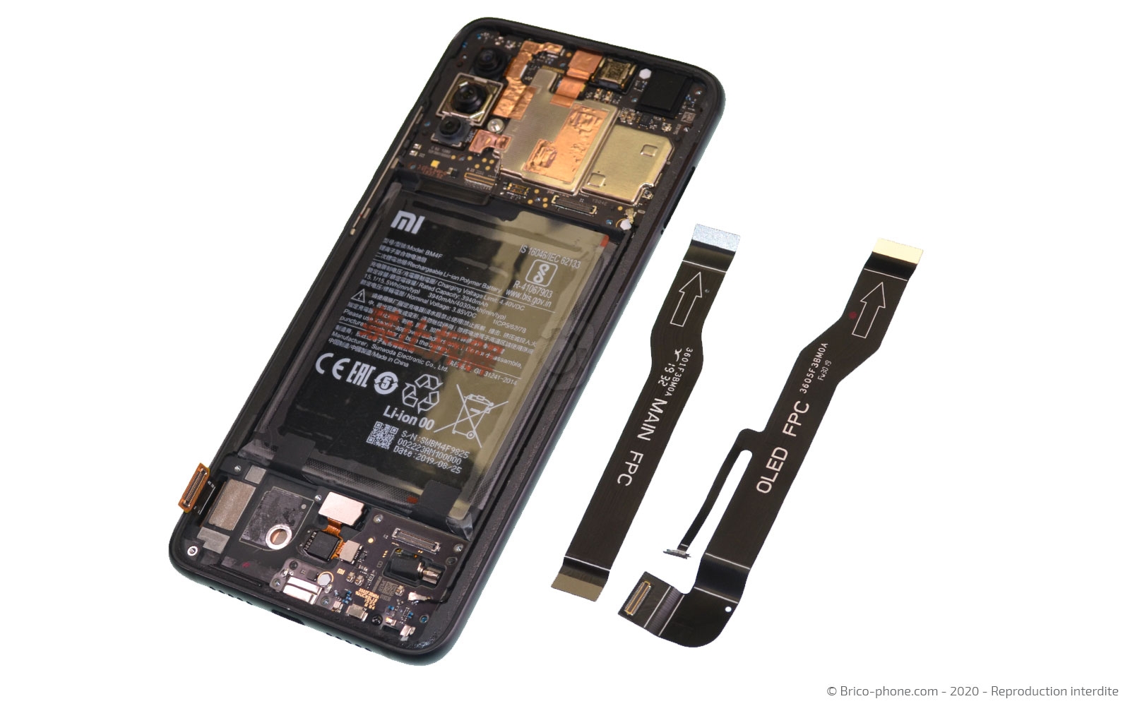 Changement de la batterie sur Mi 9 Lite photo 3