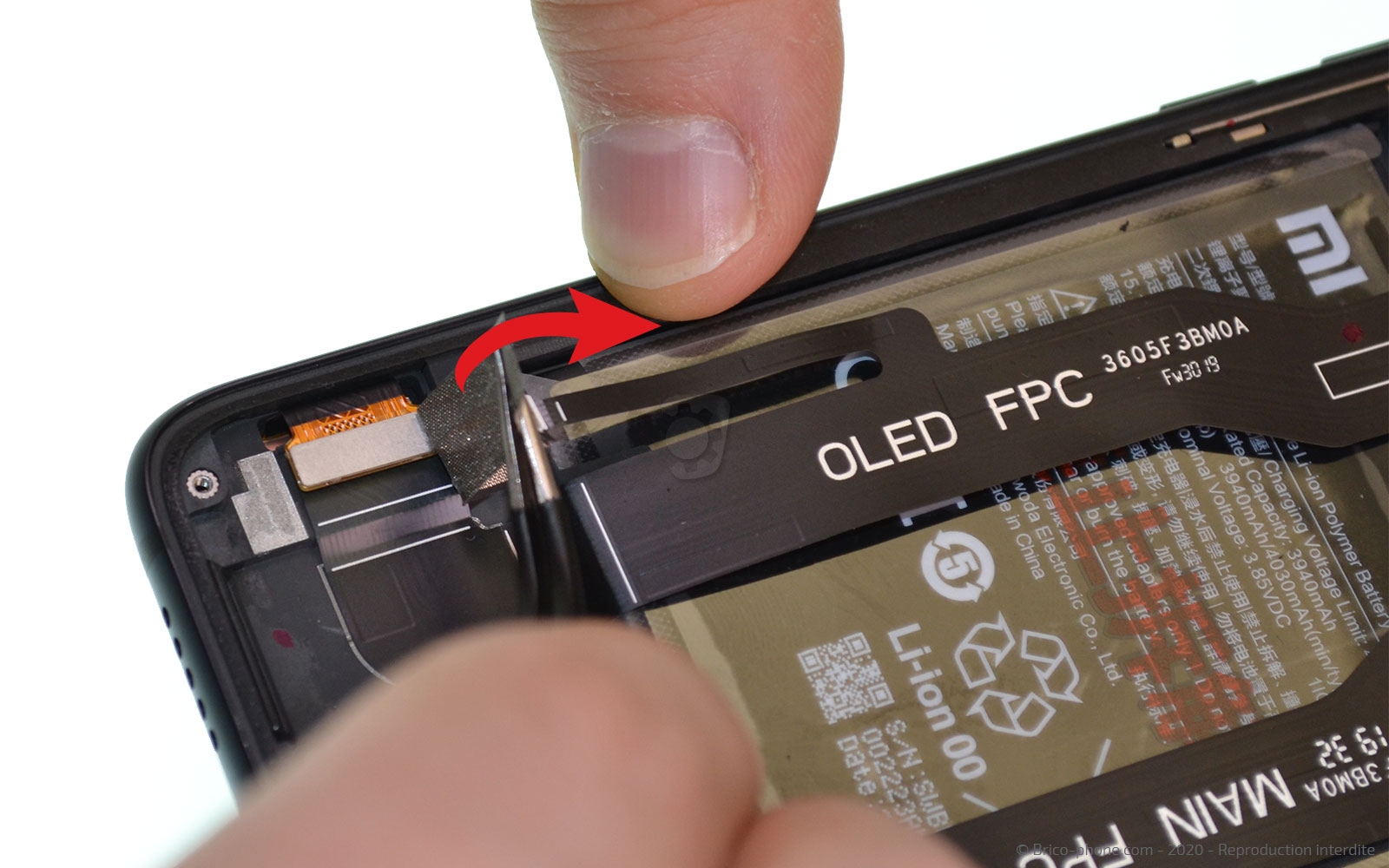 Changement du bloc écran sur Mi 9 Lite photo 1