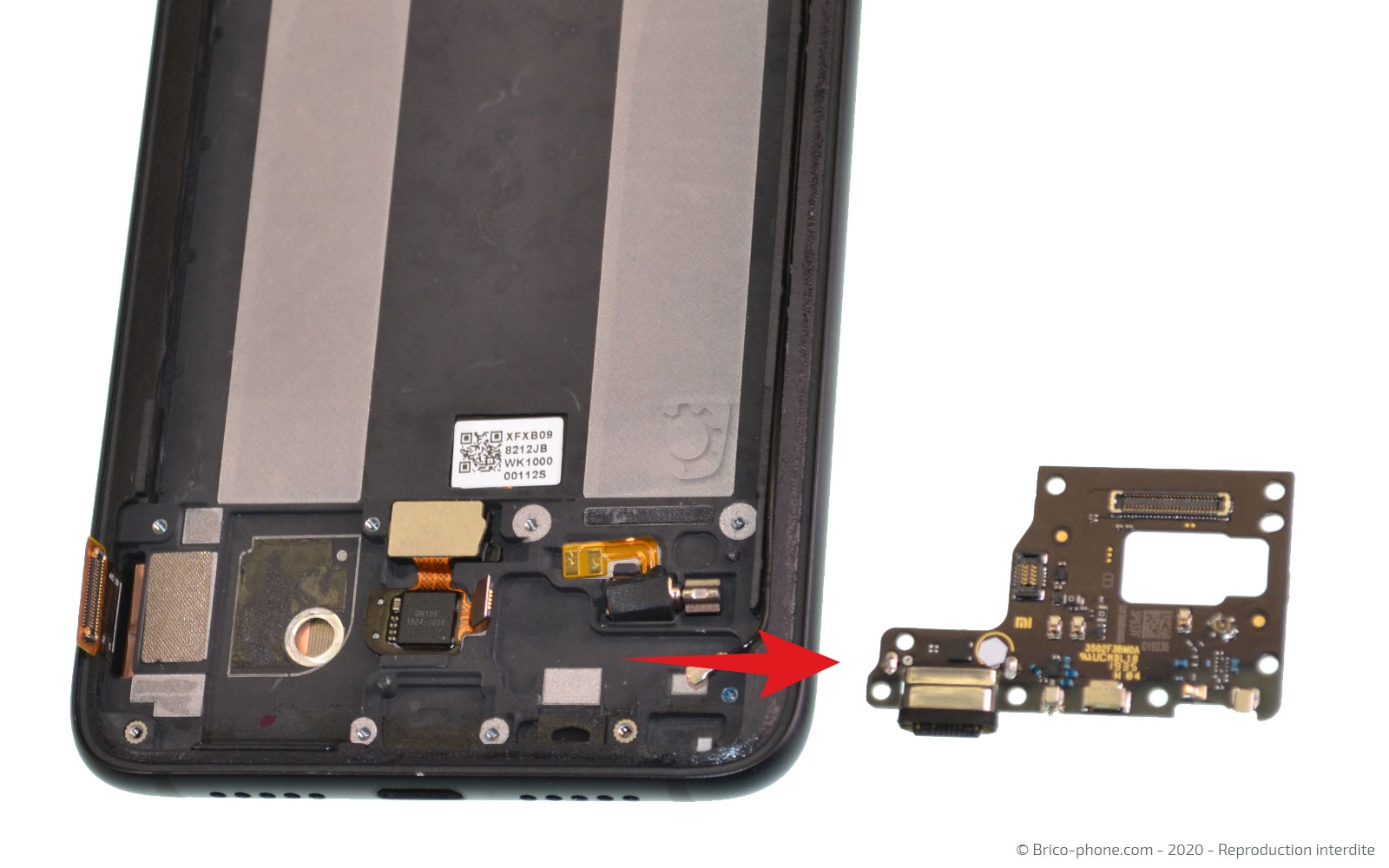 Changement du bloc écran sur Mi 9 Lite photo 3