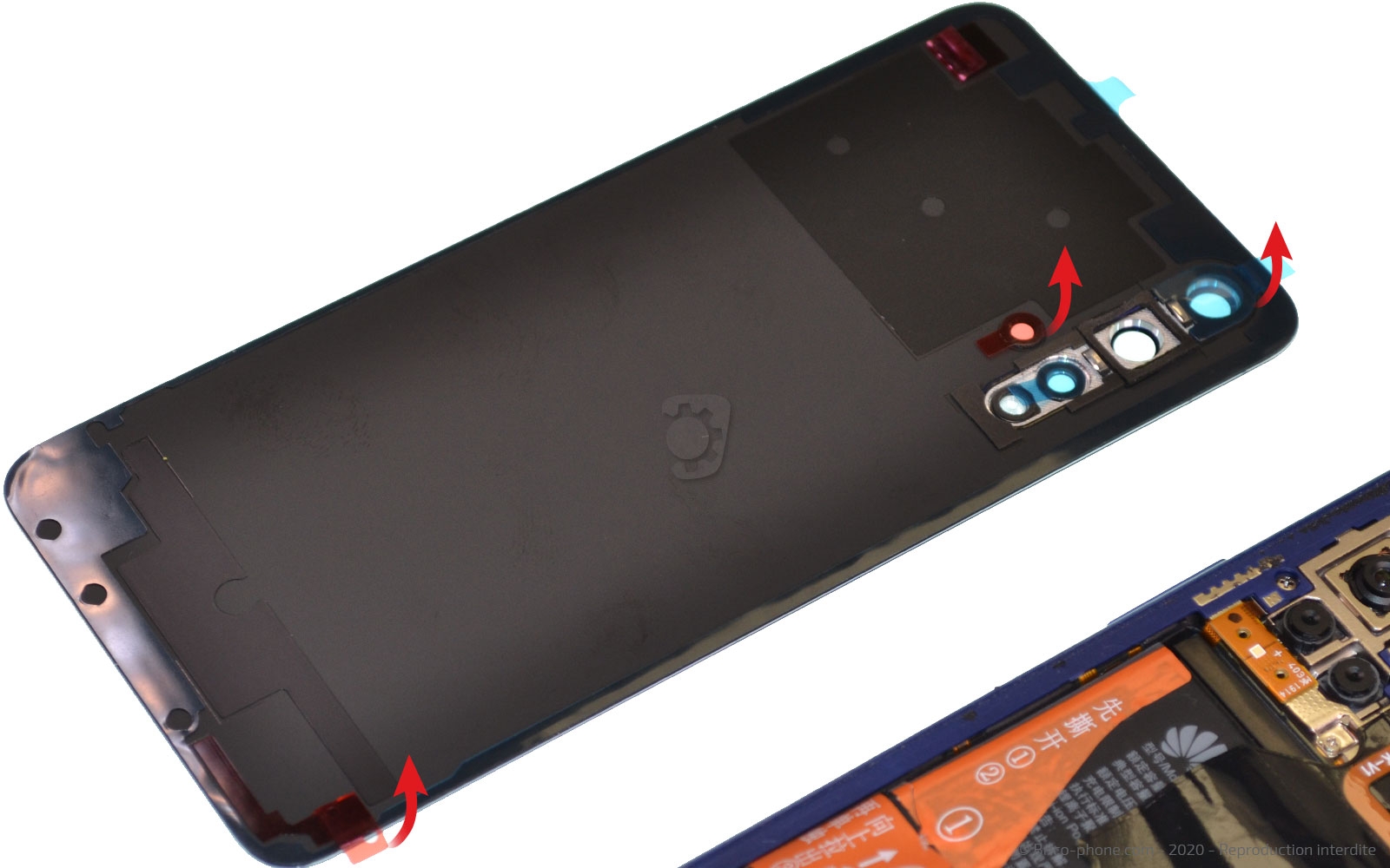 Changement de la vitre arrière sur Honor 20 photo 1