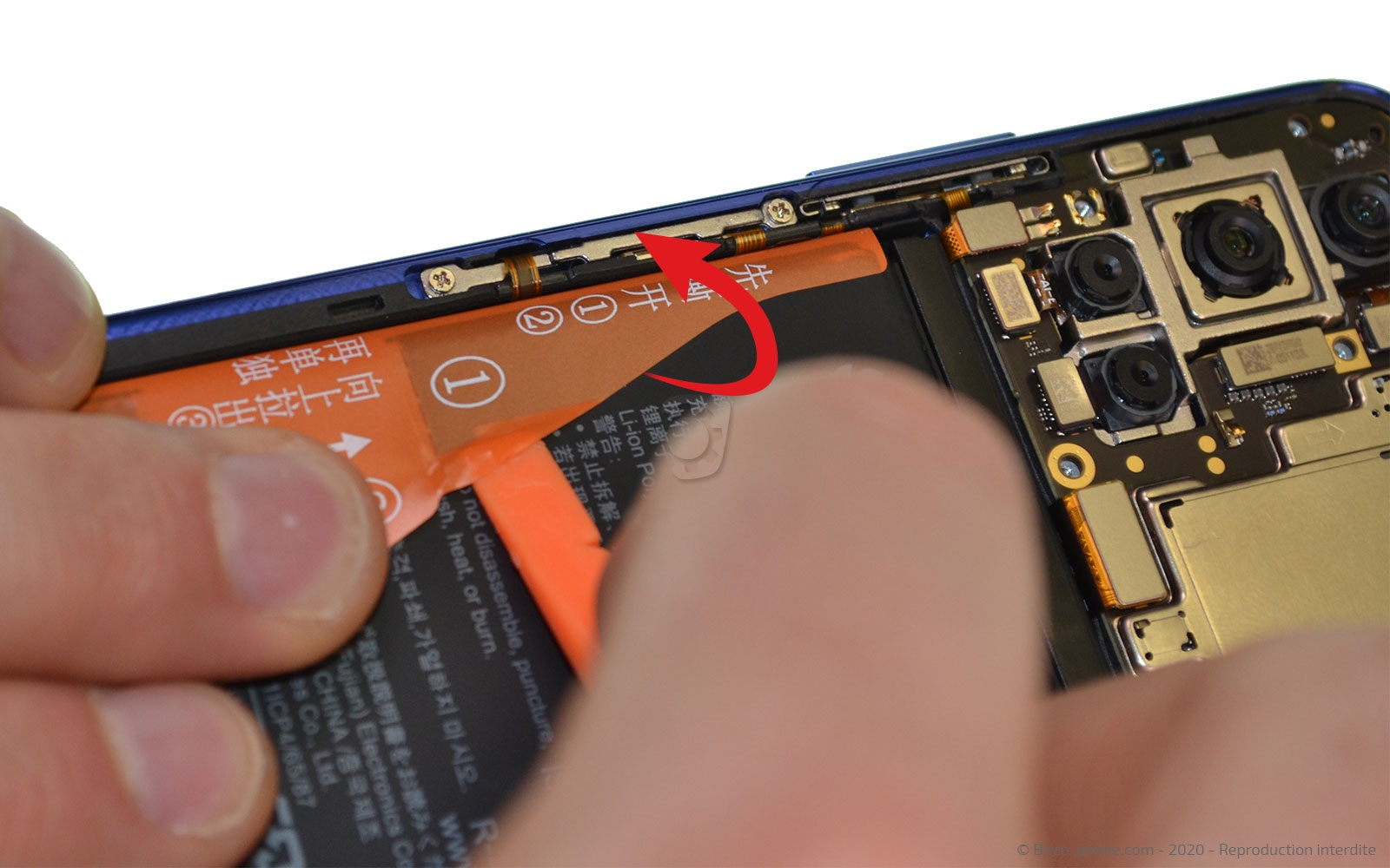 Changement de batterie sur Honor 20 photo 1