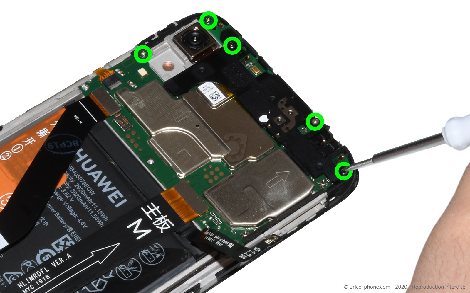 Démontage complet sur Y6 2019 photo 1