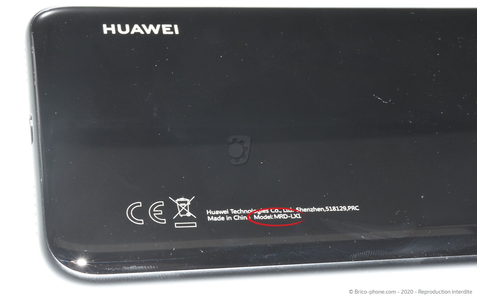 Changement de batterie sur Y6 2019 photo 1