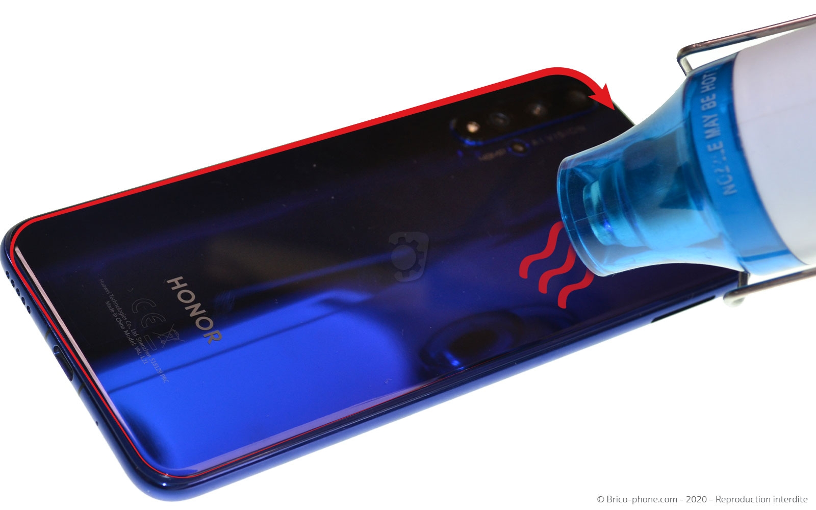 Changement du connecteur de charge sur Honor 20 photo 2