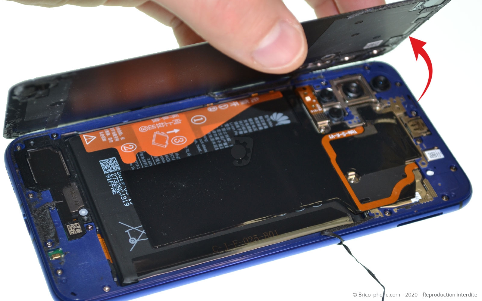 Changement du connecteur de charge sur Honor 20 photo 2