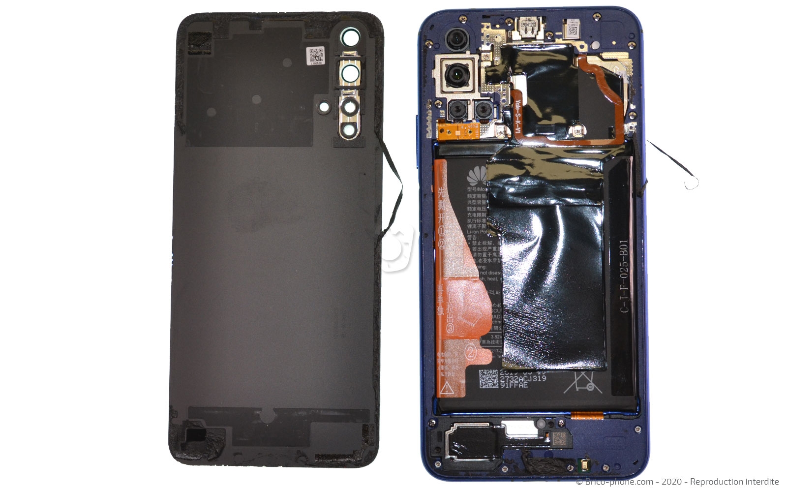 Changement du connecteur de charge sur Honor 20 photo 3