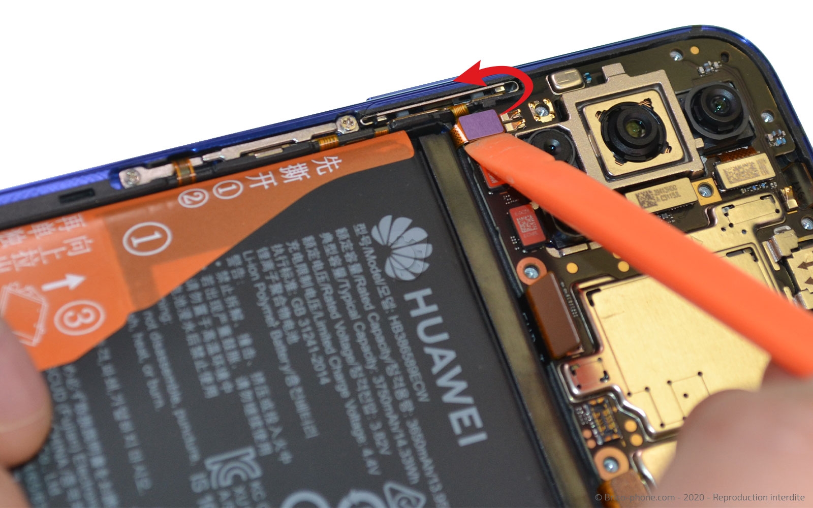 Changement du bloc écran sur Honor 20 photo 3